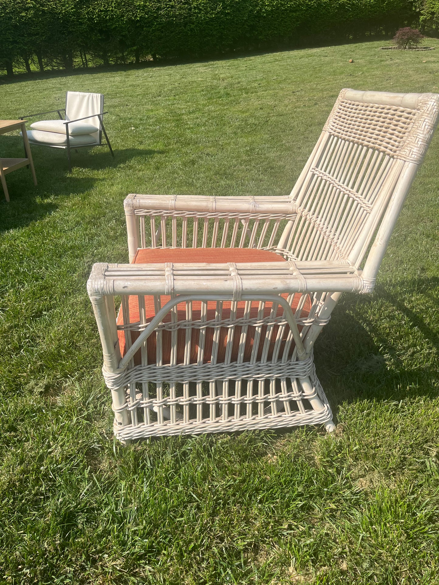 Wicker rattan chair