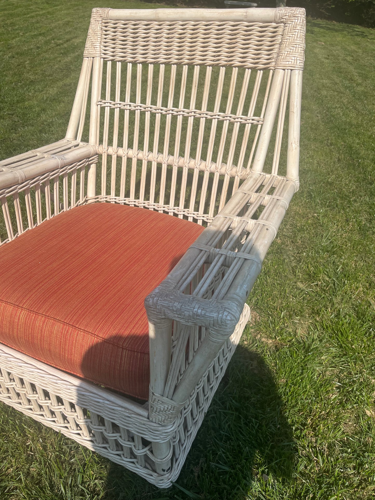 Wicker rattan chair