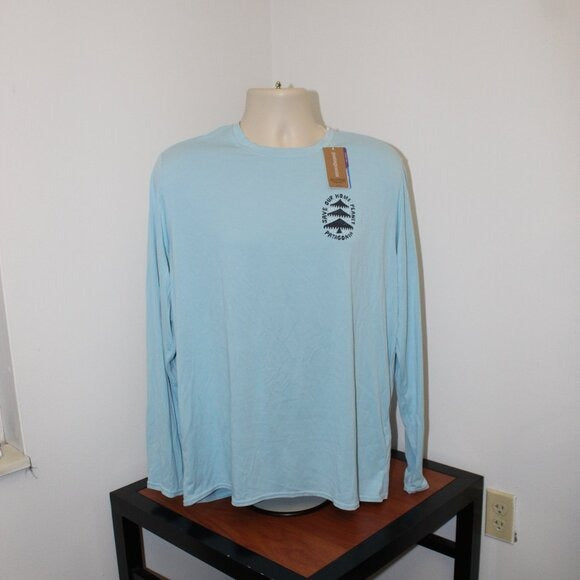Men's Long Sleeved Capilene Cool Daily Graphic Shirt - Size L