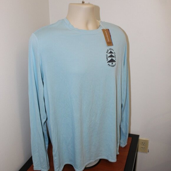 Men's Long Sleeved Capilene Cool Daily Graphic Shirt - Size L