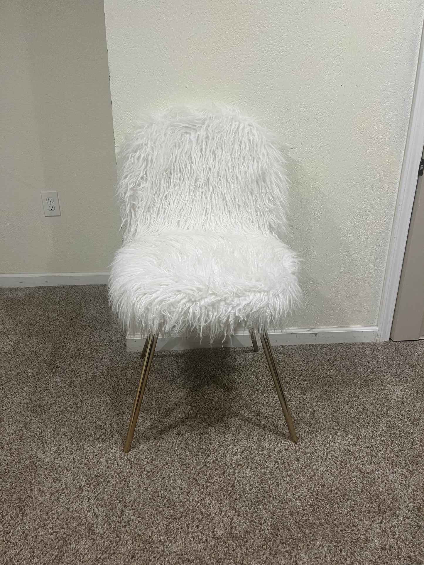 Fuzzy chair from target