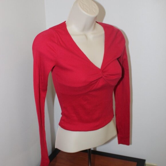 Hollister Knot-Front V-Neck - Size XS