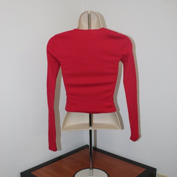 Hollister Knot-Front V-Neck - Size XS