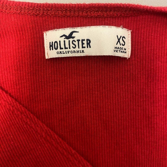 Hollister Knot-Front V-Neck - Size XS