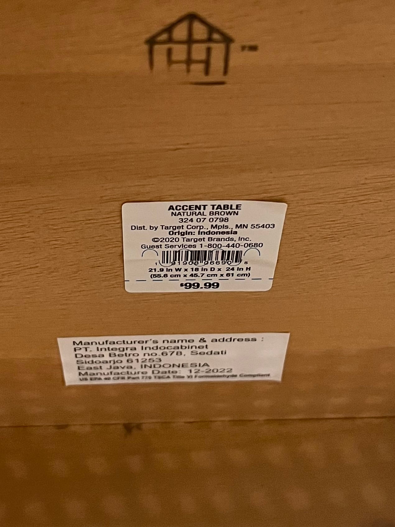 Target Accent Table - Set