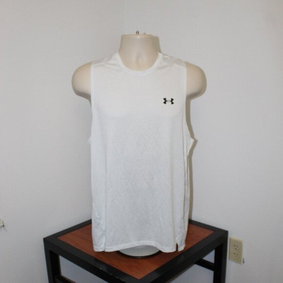 Under Armour Men's Left Chest Cut Off Tank Top - Size M