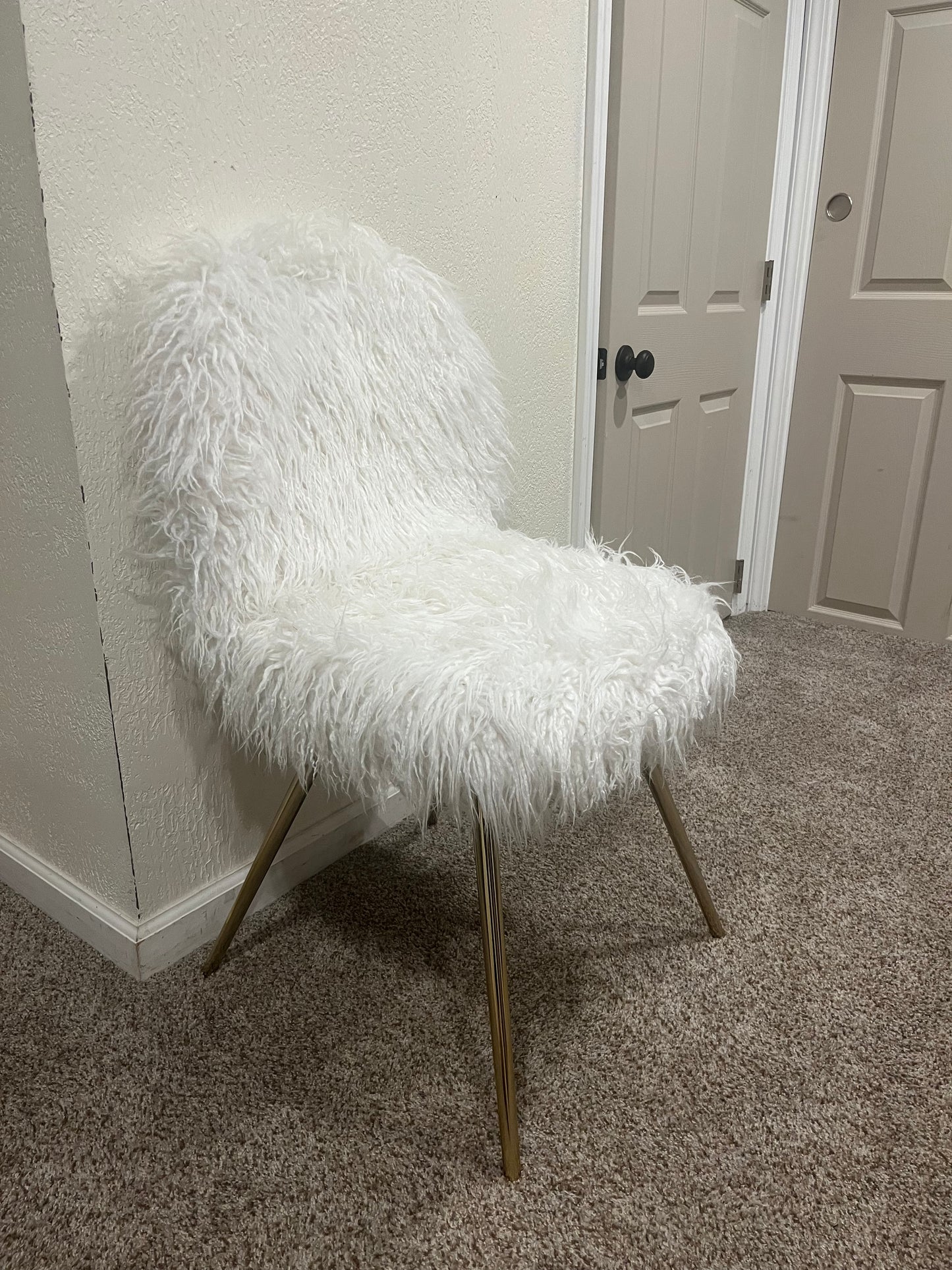 Fuzzy chair from target