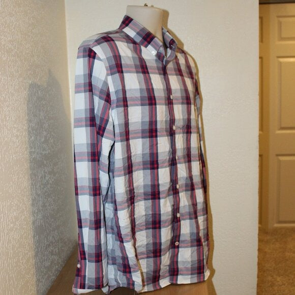 Express Fitted Casual Button Up - Size L/G