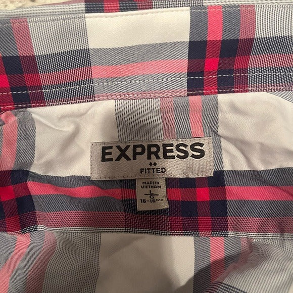 Express Fitted Casual Button Up - Size L/G