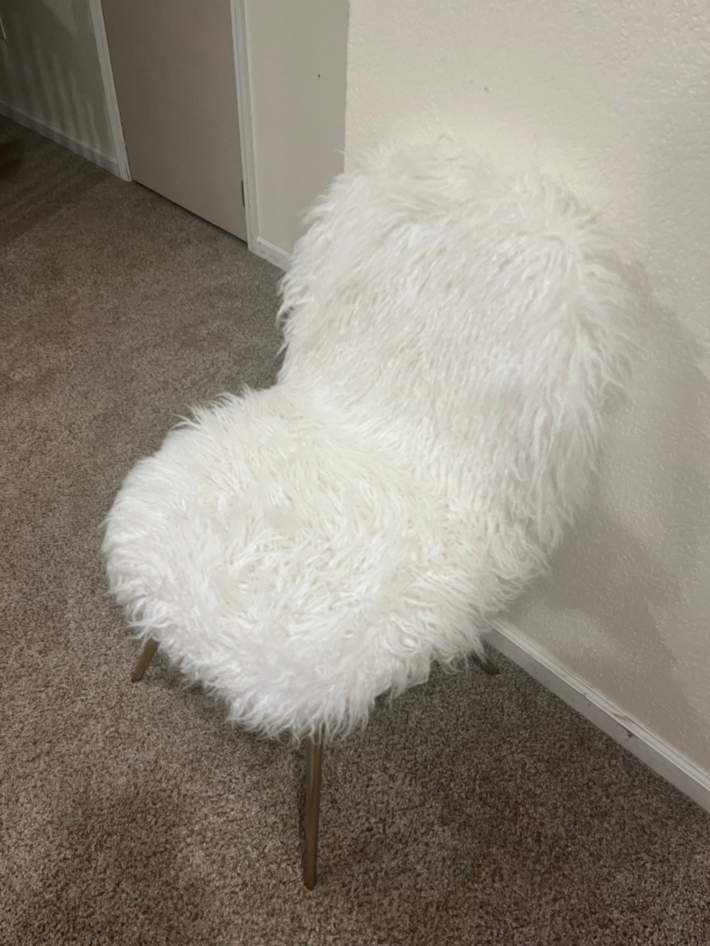 Fuzzy chair from target