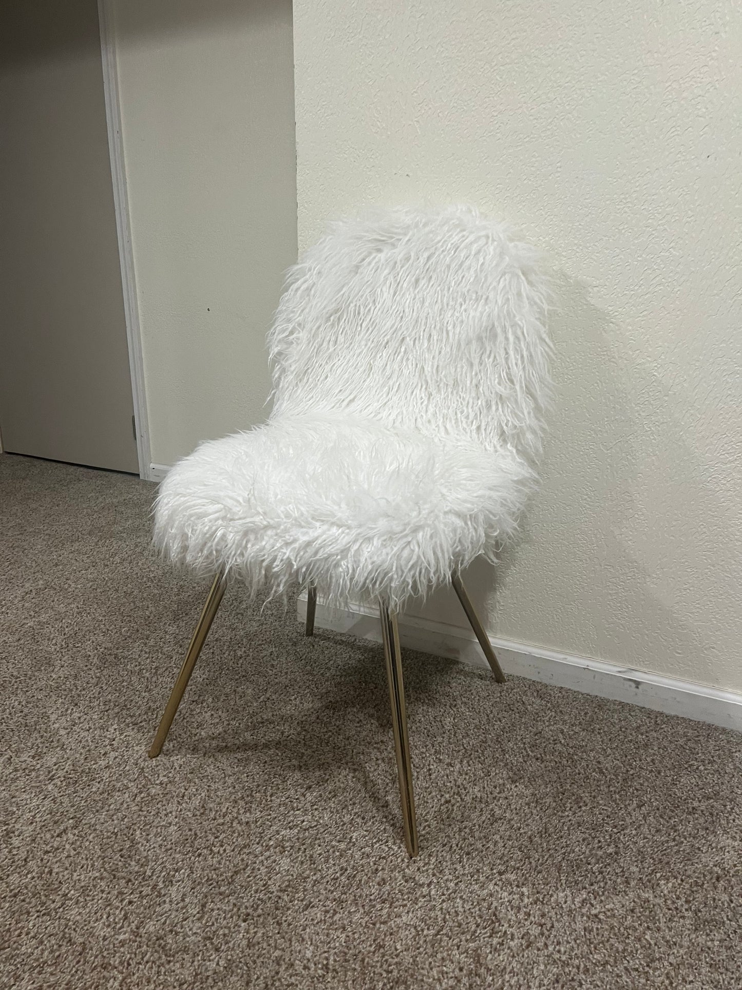 Fuzzy chair from target
