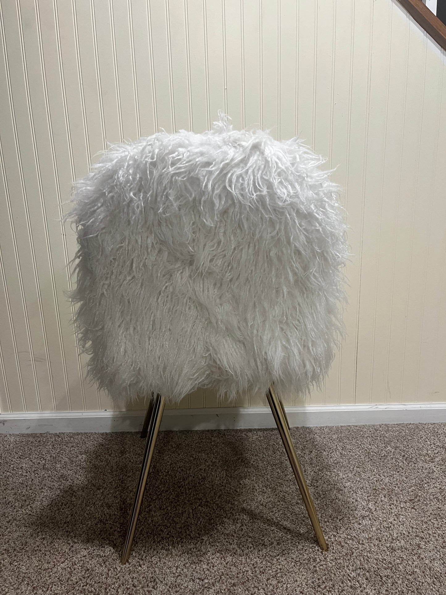 Fuzzy chair from target