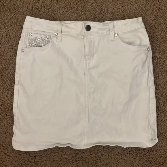 Earl Jean Denim Mini Skirt - Size US 6