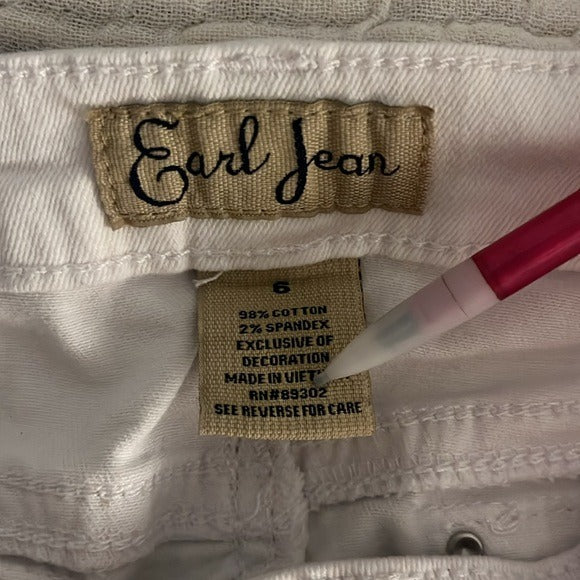 Earl Jean Denim Mini Skirt - Size US 6