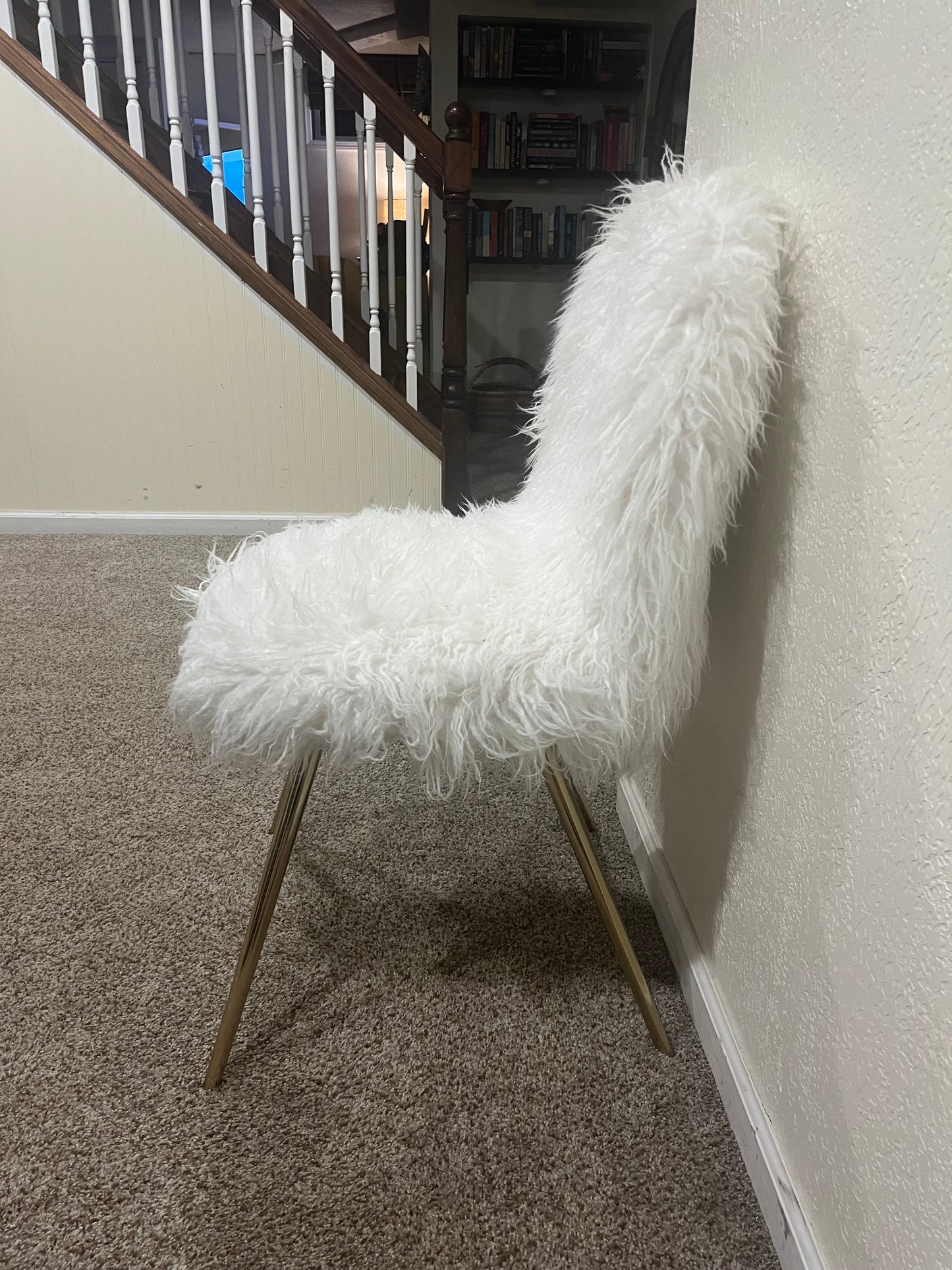 Fuzzy chair from target