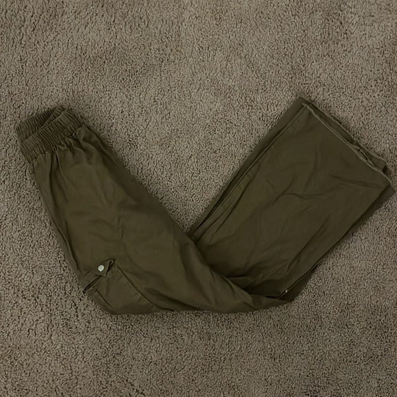 Women's Brown Wide Leg High Waisted Cargo Pants - Size US 2