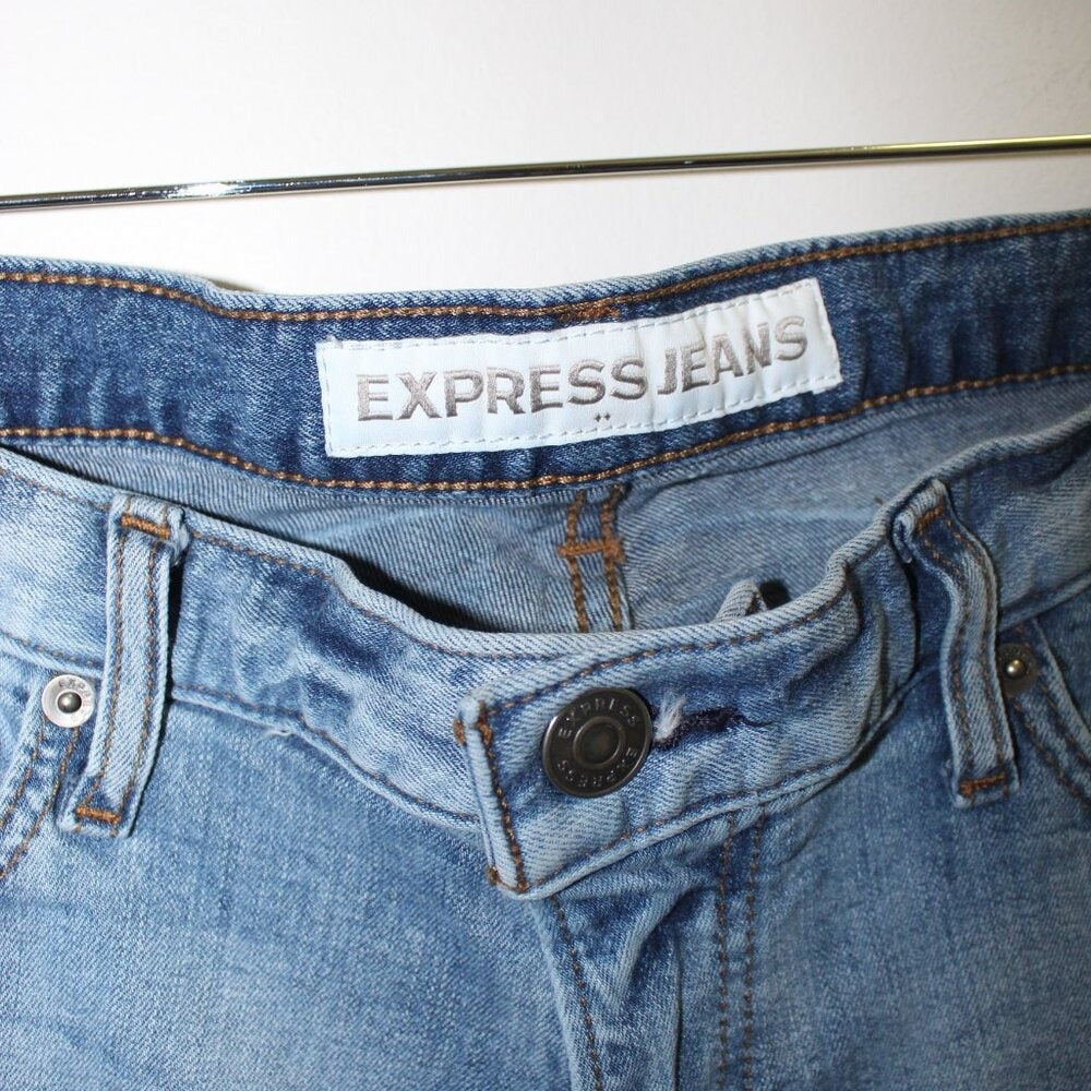 Express Alec Super Skinny Fit Jeans - Size 34x30