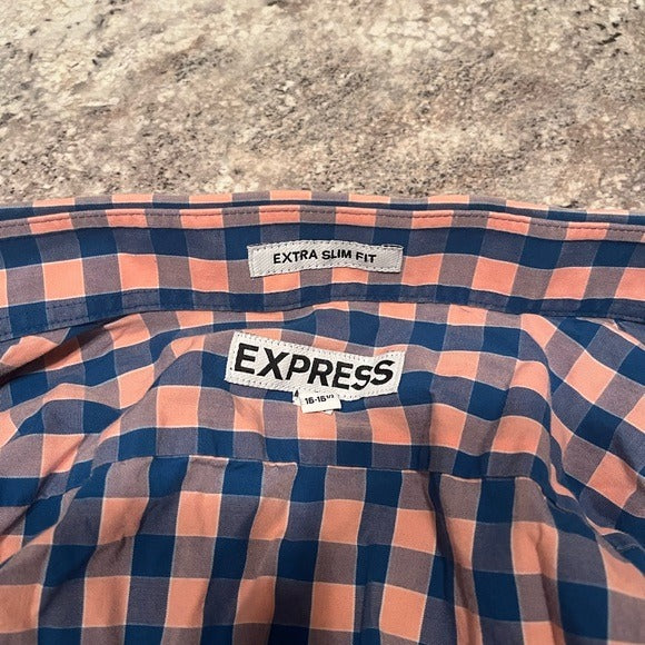 Express Extra Slim Fit Casual Button Up - Size L/G