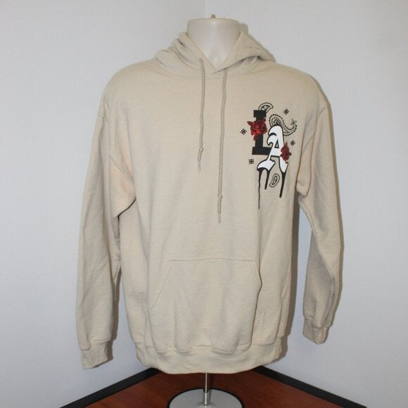 Popular Poison LA Red Rose Drip Hoodie - Size M