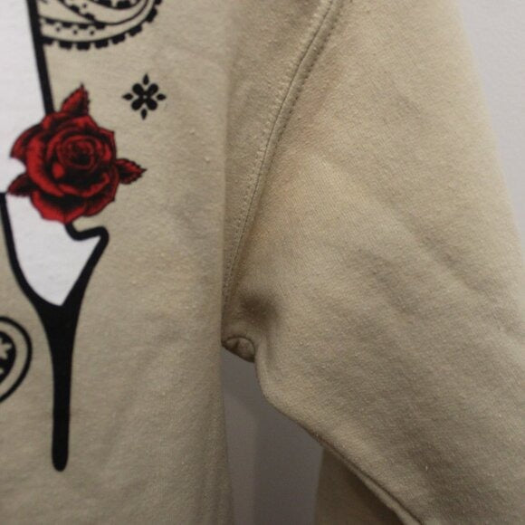 Popular Poison LA Red Rose Drip Hoodie - Size M