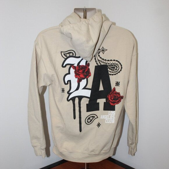 Popular Poison LA Red Rose Drip Hoodie - Size M