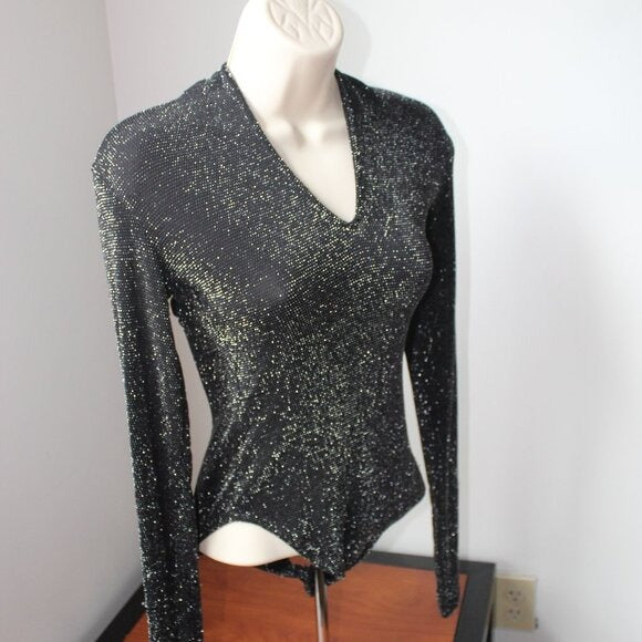 FOREVER 21 Glitter Bodysuit - Size S