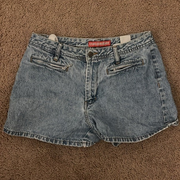 Unionbay Women's Shorts Blue Denim - Size US 11