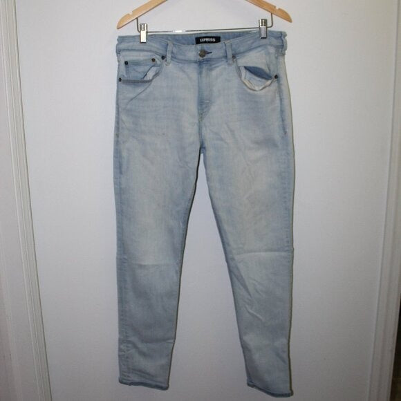 Express Hyper Stretch Skinny Jeans - Size 34x32