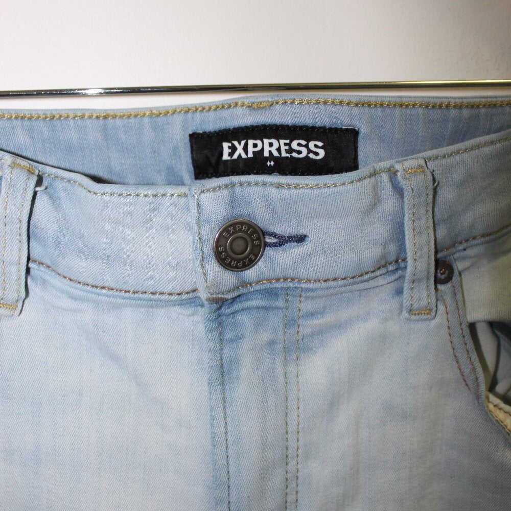 Express Hyper Stretch Skinny Jeans - Size 34x32