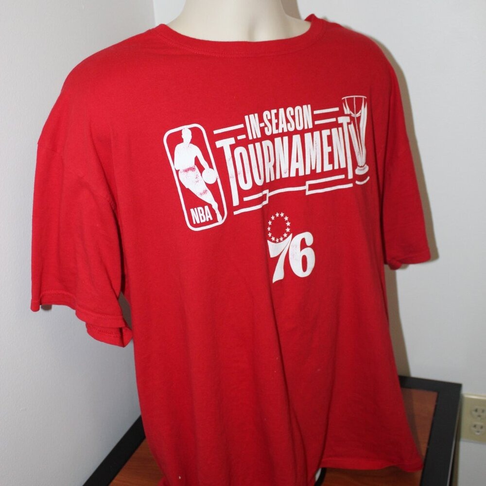 Philadelphia Sixers 76ers 2023 In-Season Tournament T-Shirt - Size XL