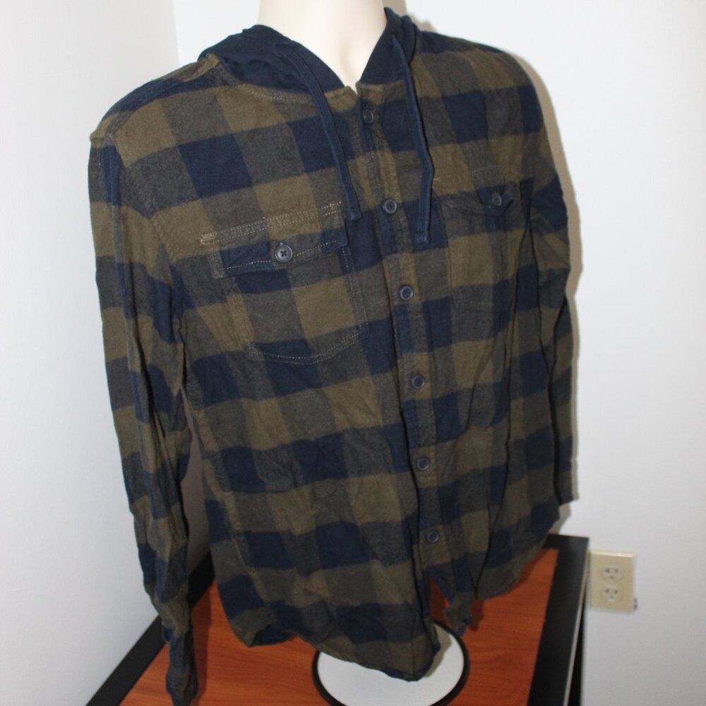 Cactus Man Ricky Singh Flannel Hoodie - Size M