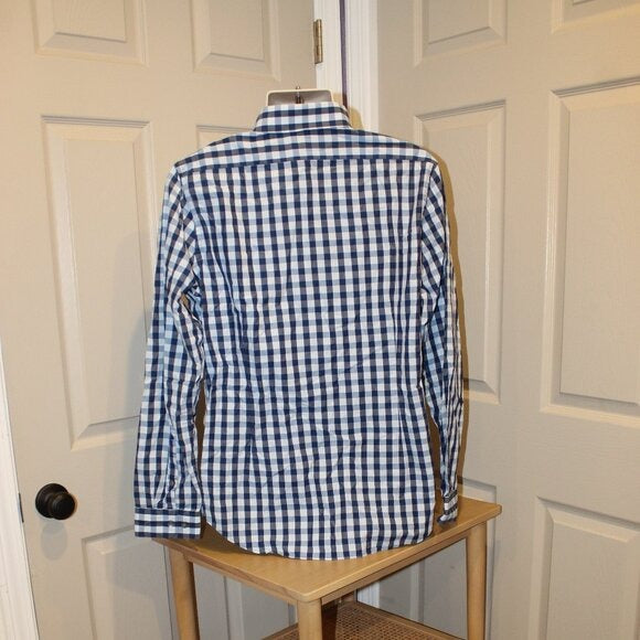 Express Extra Straight Slim Fit Casual Button Up - Size L/G