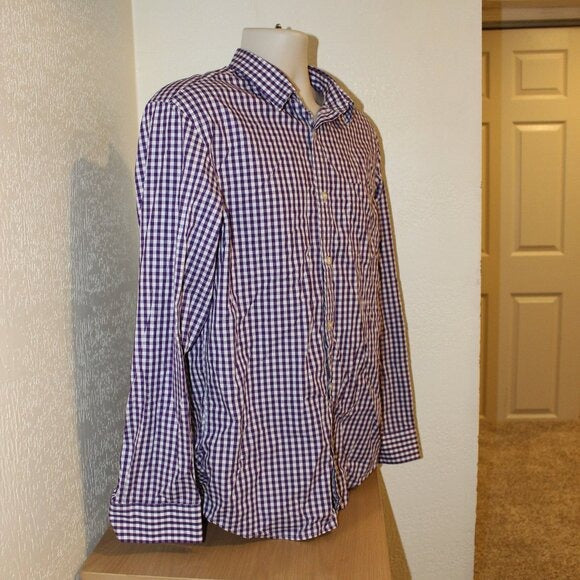 Banana Republic Non Iron Tailored Slim Casual Button Up - Size L