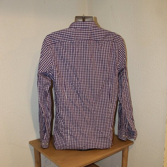 Banana Republic Non Iron Tailored Slim Casual Button Up - Size L