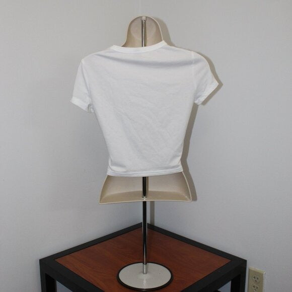 Shein ICON Figure Graphic Y2K Short Sleeve Crop Top - Size S