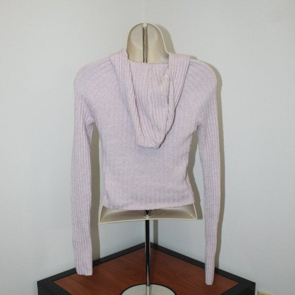 Aéropostale Pink Full-Zip Sweater - Size S