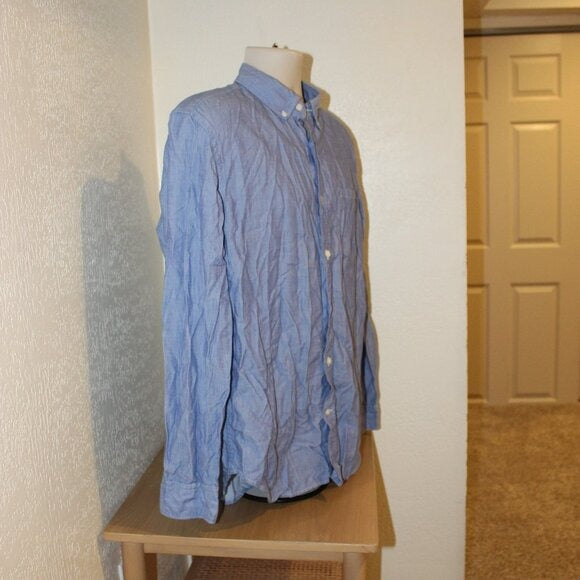 Banana Republic Custom 07B Wash Shirt Camden Fit -- Size L