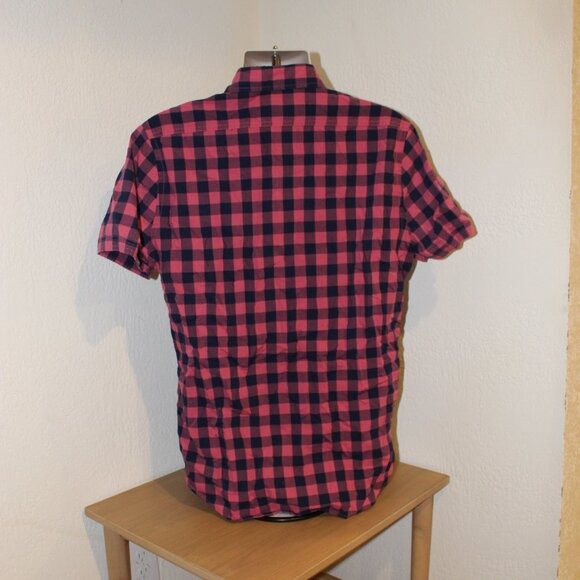 Express Short Sleeve Casual Button Up - Size L/G