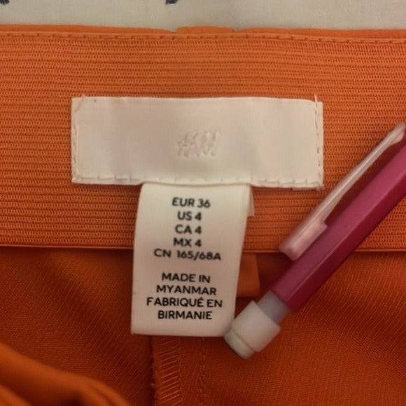 Orange Slack H&M Pants - Size US 4