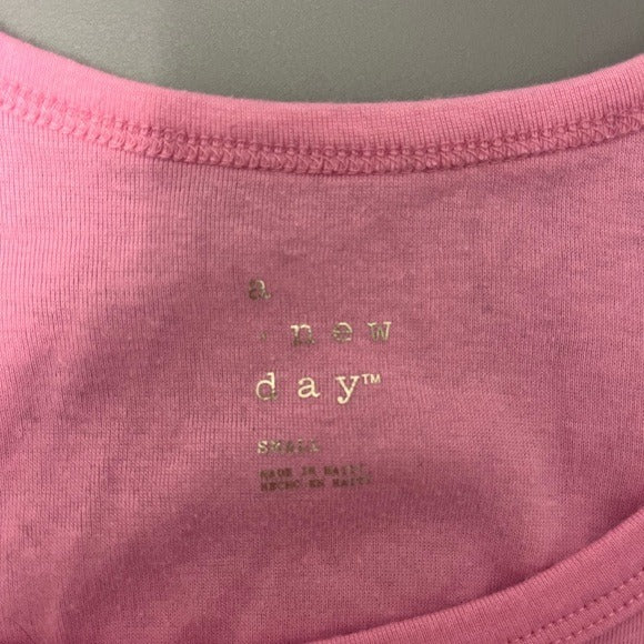 A New Day Pink Tank Top - Size S