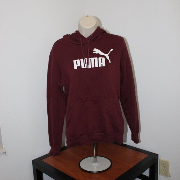 Maroon Puma Hoodie - Size S