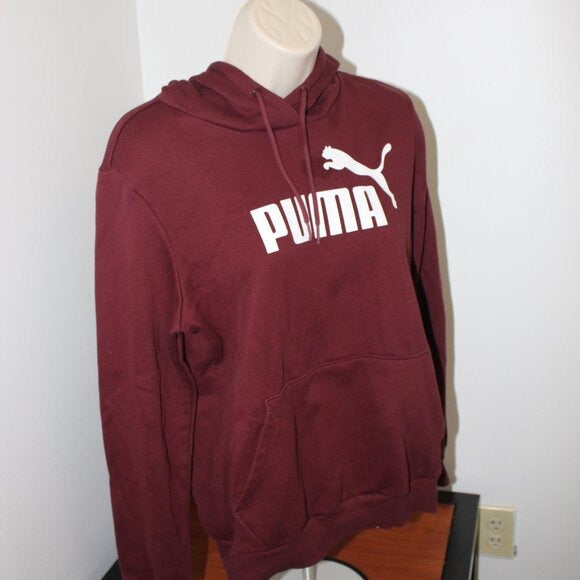 Maroon Puma Hoodie - Size S