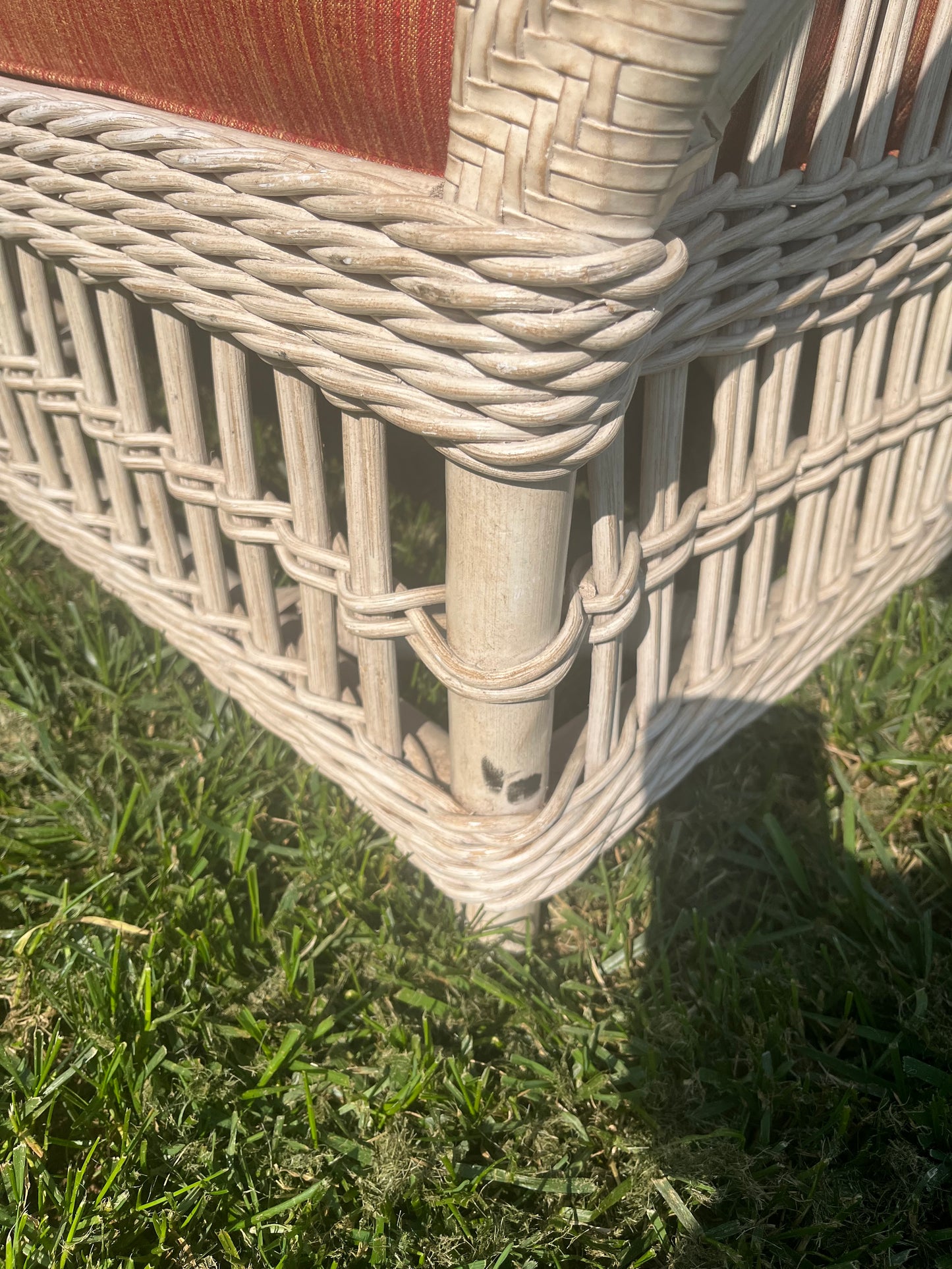 Wicker rattan chair