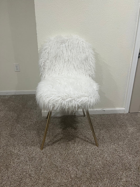 Fuzzy chair from target