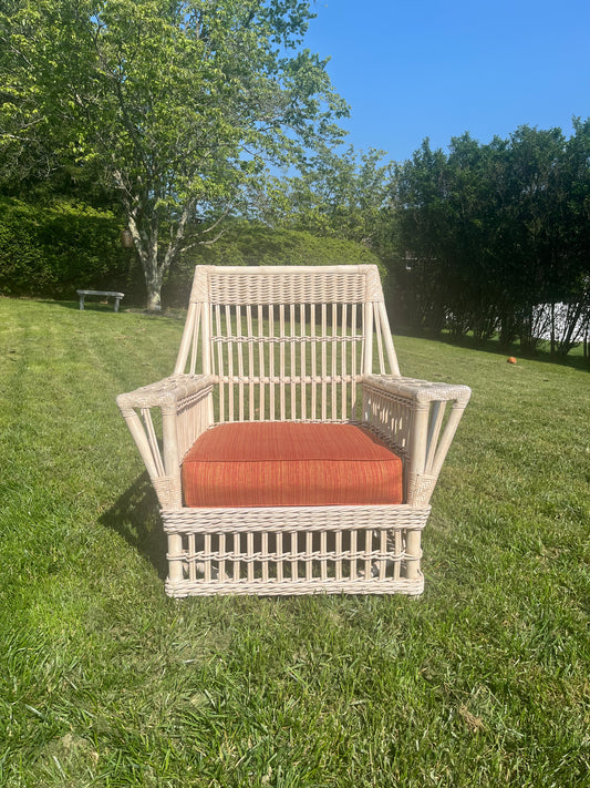Wicker rattan chair