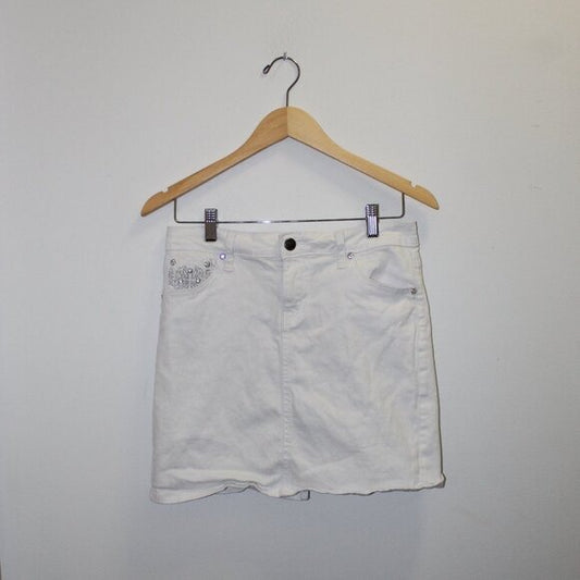 Earl Jean Denim Mini Skirt - Size US 6