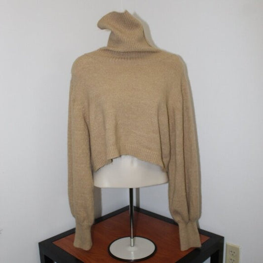 Princess Polly Cropped Cashmere Turtleneck - Size US 8