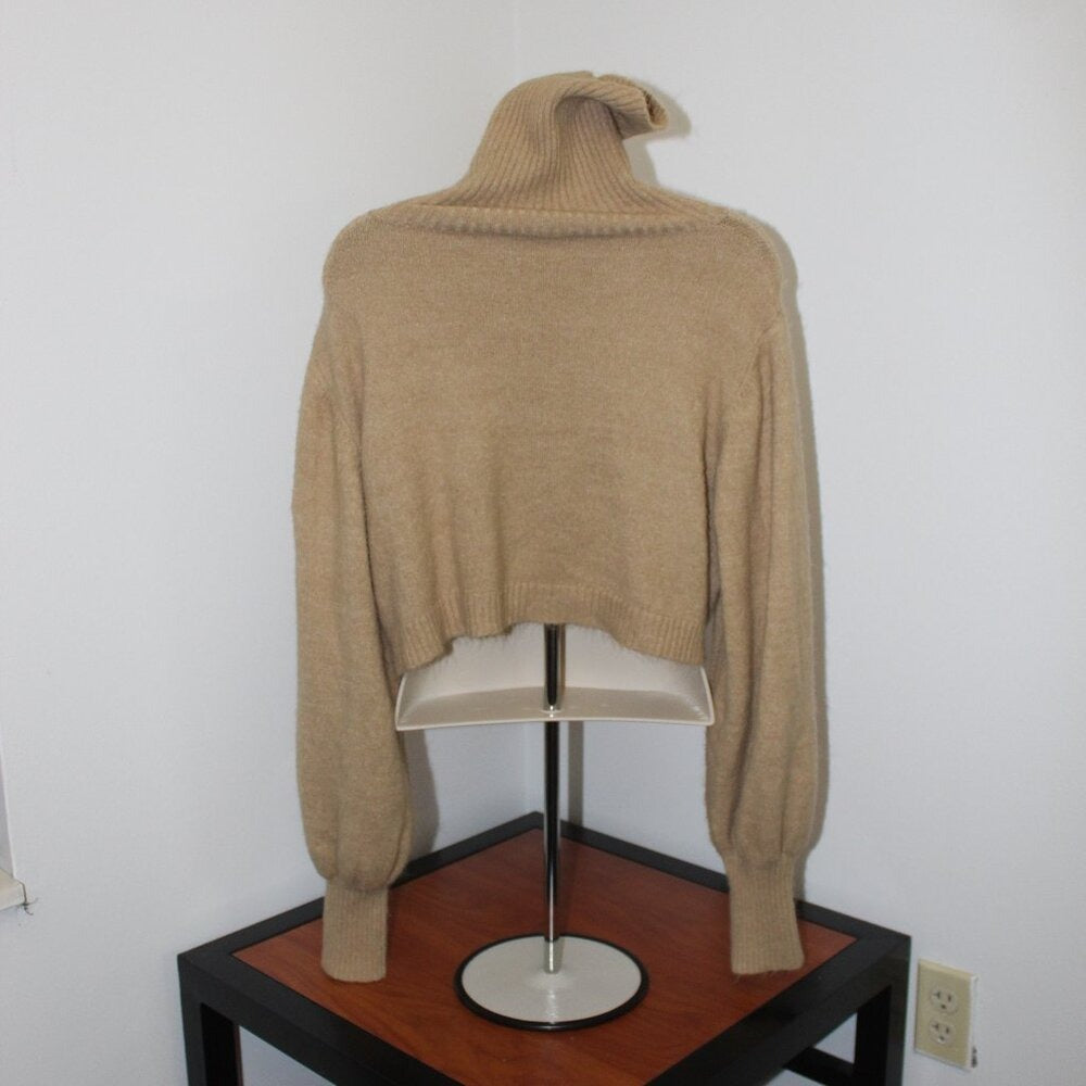 Princess Polly Cropped Cashmere Turtleneck - Size US 8