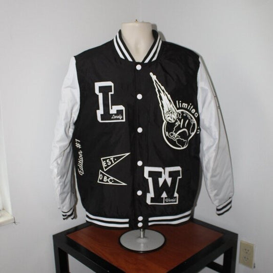 rue 21 Lonely World Varsity Jacket Coat - Size M