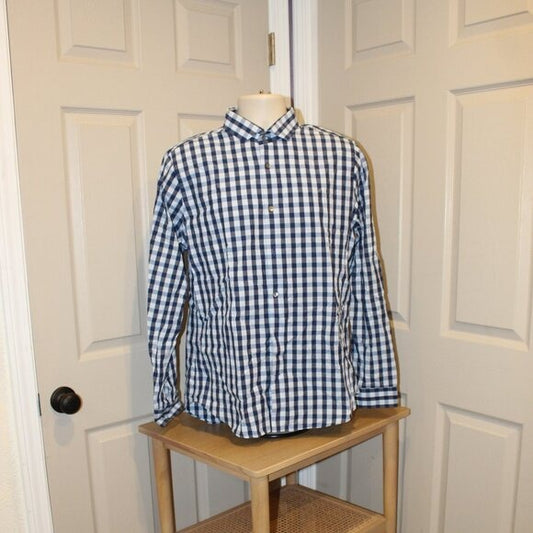 Express Extra Straight Slim Fit Casual Button Up - Size L/G